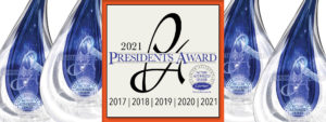 2021 Presidents Award Graphic